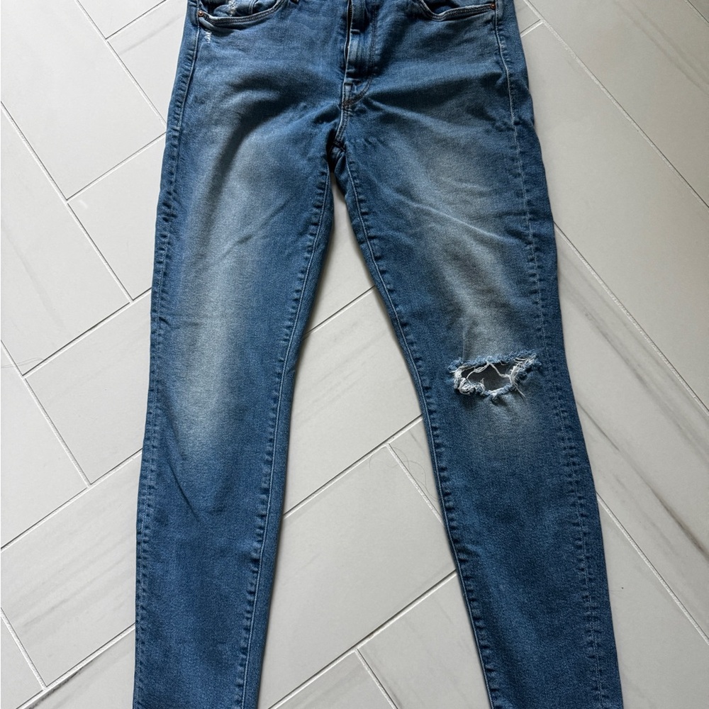 Mother The Looker Ankle Fray in Love Gun Women's Jeans size 30